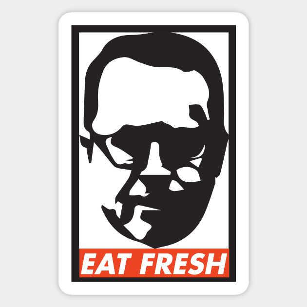 Jared Fogel - Eat Fresh Sticker by DankSpaghetti